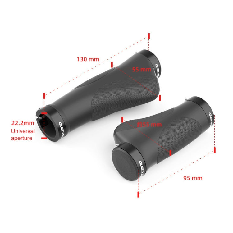 PROMEND GR-506 1 Pair Rubber Ergonomic Ball Bicycle Grip Cover (130mm+130mm) - Outdoor & Sports by PROMEND | Online Shopping UK | buy2fix