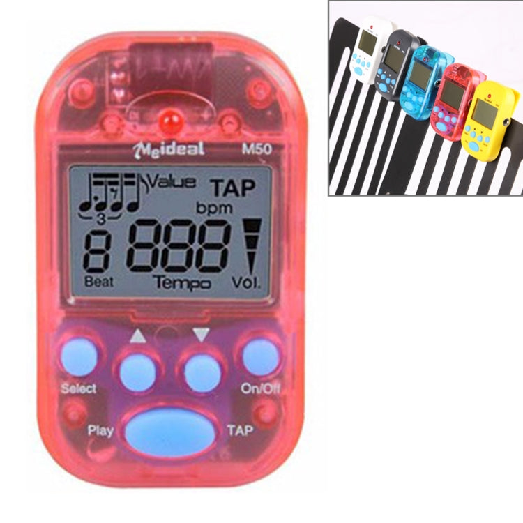 Mini Professional Electronic Piano Violin Clip High-quality Metronome Digital Tuner M50 - Keyboard Instruments by buy2fix | Online Shopping UK | buy2fix