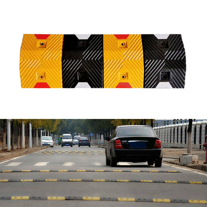 Trapezoidal Film Herringbone Rubber Speed Bump, Size: 100x35x5cm - Speed Bumps by buy2fix | Online Shopping UK | buy2fix