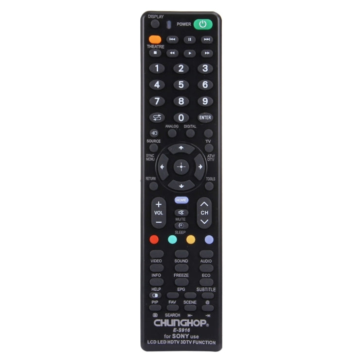 CHUNGHOP E-S916 Universal Remote Controller for SONY LED LCD HDTV 3DTV - Consumer Electronics by CHUNGHOP | Online Shopping UK | buy2fix