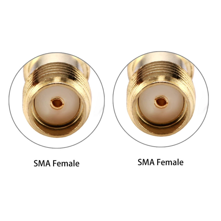 SMA Female to SMA Female Connector Adapter(Gold) - Connectors by buy2fix | Online Shopping UK | buy2fix