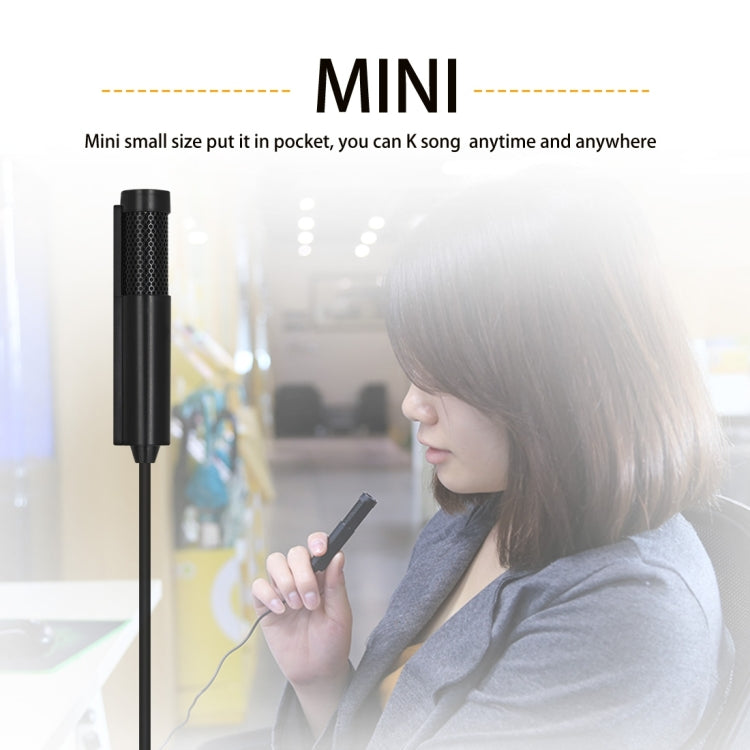 Yanmai SF555B Mini Professional USB 2.0 Studio Stereo Condenser Recording Microphone, Cable Length: 1.5m, Compatible with PC and Mac for Live Broadcast Show, KTV, etc.(Black) - Consumer Electronics by Yanmai | Online Shopping UK | buy2fix