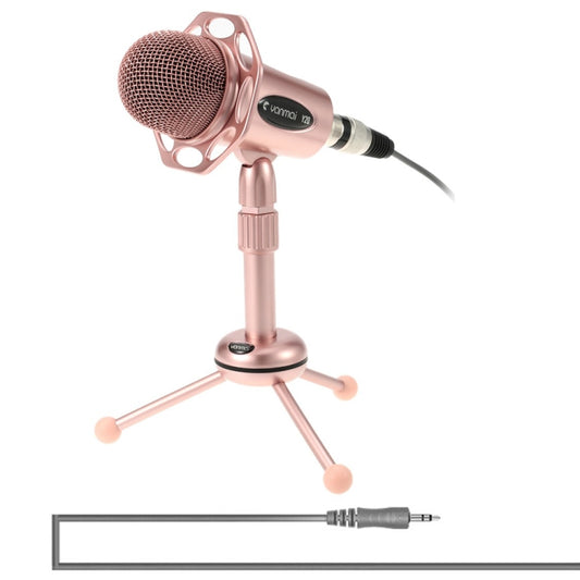 Yanmai Y20 Professional Game Condenser Microphone  with Tripod Holder, Cable Length: 1.8m, Compatible with PC and Mac for  Live Broadcast Show, KTV, etc.(Rose Gold) - Consumer Electronics by Yanmai | Online Shopping UK | buy2fix