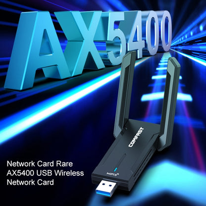 COMFAST 972AX 5400Mbps WiFi6 Free Drive USB Wireless Network Card - USB Network Adapter by COMFAST | Online Shopping UK | buy2fix