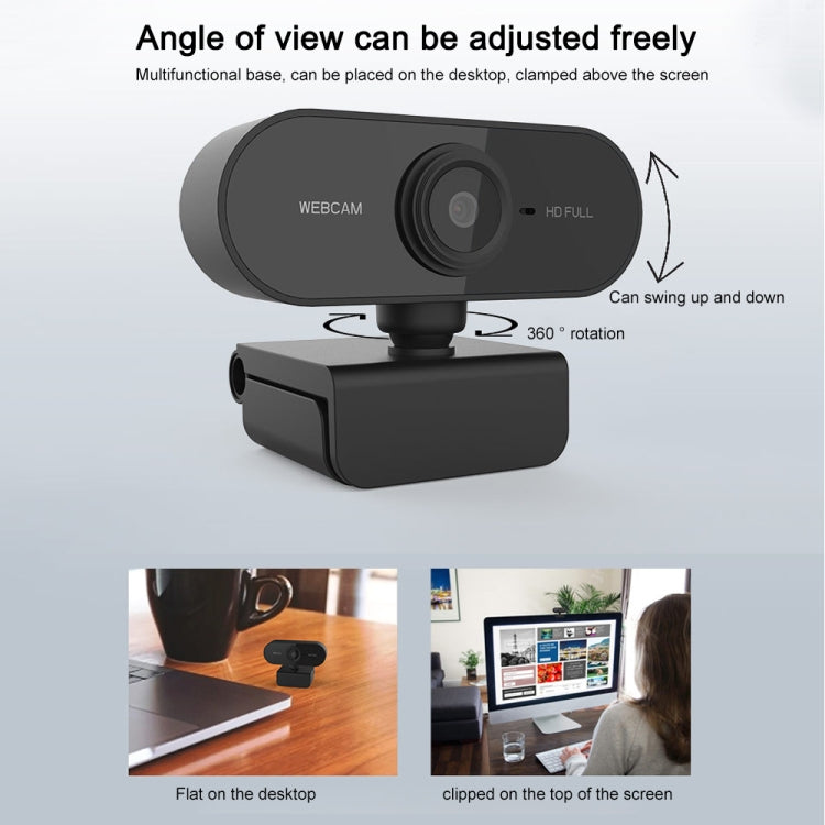 HD-U01 1080P USB Camera WebCam with Microphone -  by buy2fix | Online Shopping UK | buy2fix