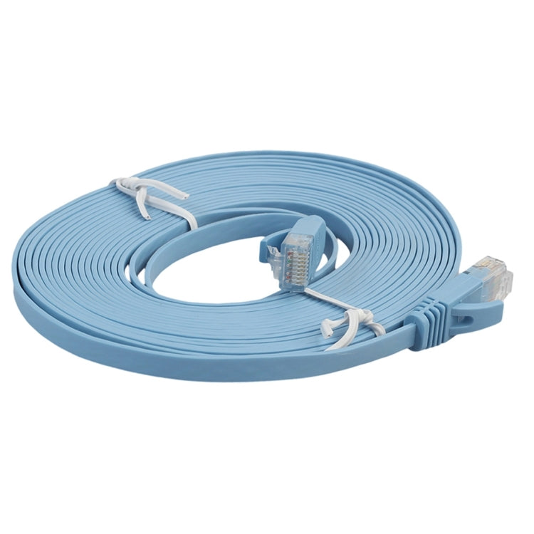 5m CAT6 Ultra-thin Flat Ethernet Network LAN Cable, Patch Lead RJ45(Blue) - Lan Cable and Tools by buy2fix | Online Shopping UK | buy2fix