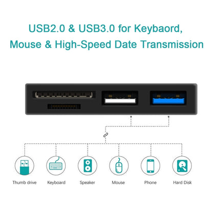 ROCKETEK RT-SGO727 USB 3.0 + USB 2.0 + Micro USB Interface Hub for Microsoft Surface Go, with 2 TF Card & SD Card Slots - USB 3.0 HUB by ROCKETEK | Online Shopping UK | buy2fix