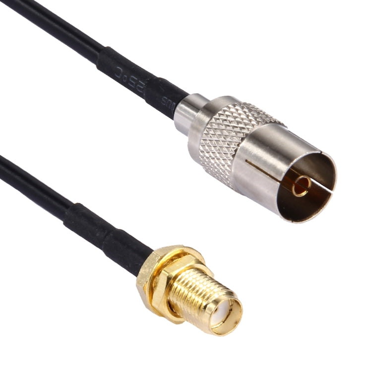 15cm SMA Female to TV Female RG174 Cable - Connectors by buy2fix | Online Shopping UK | buy2fix