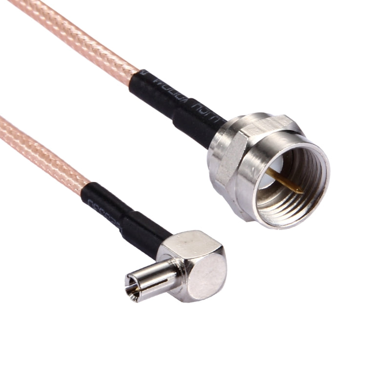 15cm TS9 to F Male RG316 Cable(Gold) -  by buy2fix | Online Shopping UK | buy2fix