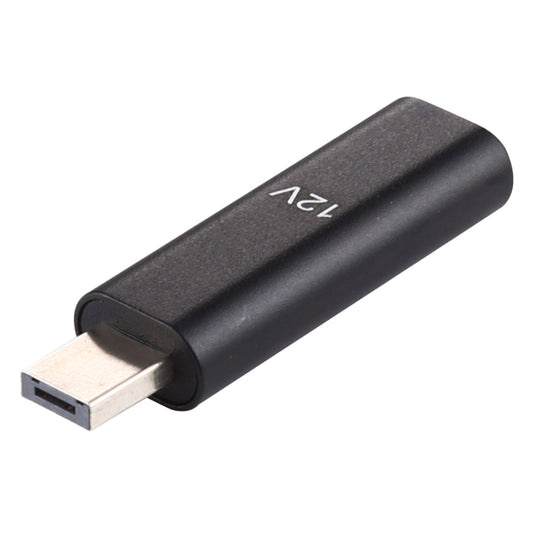 12V Type-C / USB-C Female to PD Aluminium Alloy Adapter for Asus (Black) - Computer & Networking by buy2fix | Online Shopping UK | buy2fix