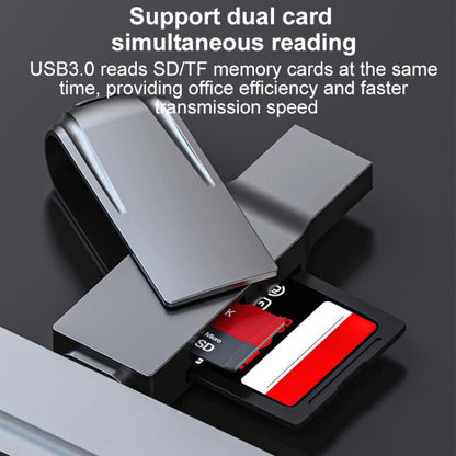 2 In 1 Multifunction USB-C / Type-C to USB 3.0 Card Reader -  by buy2fix | Online Shopping UK | buy2fix