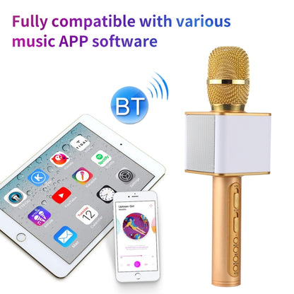 SDRD SD-08 Double Speakers High Sound Quality Handheld KTV Karaoke Recording Bluetooth Wireless Condenser Microphone(Gold) - Consumer Electronics by buy2fix | Online Shopping UK | buy2fix