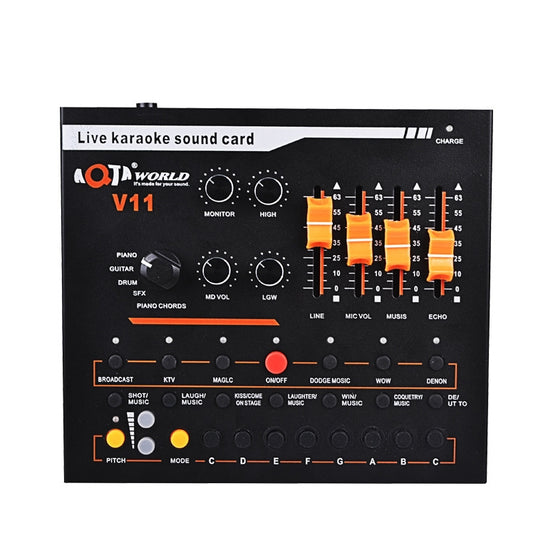 V11 Live Broadcasting Equipment Webcast Entertainment Streamer Music Synthesizer Tuning Sound Card - Consumer Electronics by buy2fix | Online Shopping UK | buy2fix