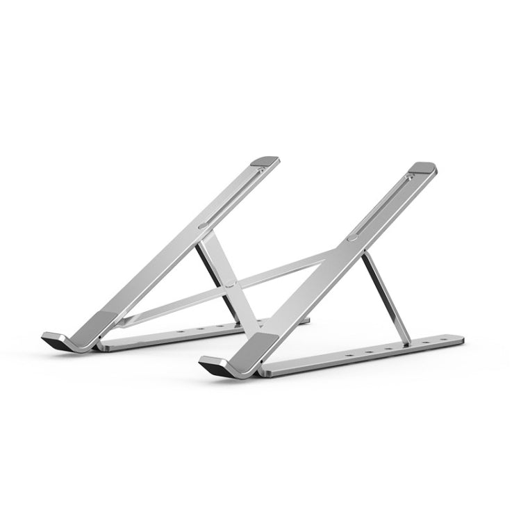 Portable Adjustable Laptop Stand Desktop Lifting Height Increase Rack Folding Heat Dissipation Holder, Style: Ordinary(Silver) - Computer & Networking by buy2fix | Online Shopping UK | buy2fix