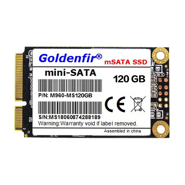 Goldenfir 1.8 inch Mini SATA Solid State Drive, Flash Architecture: TLC, Capacity: 120GB - External Solid State Drives by Goldenfir | Online Shopping UK | buy2fix