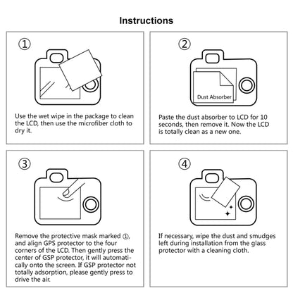 PULUZ 2.5D 9H Tempered Glass Film for Canon EOS R6 - Camera Accessories by PULUZ | Online Shopping UK | buy2fix