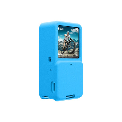 PULUZ Silicone Protective Case for DJI Action 2(Blue) - DJI & GoPro Accessories by PULUZ | Online Shopping UK | buy2fix