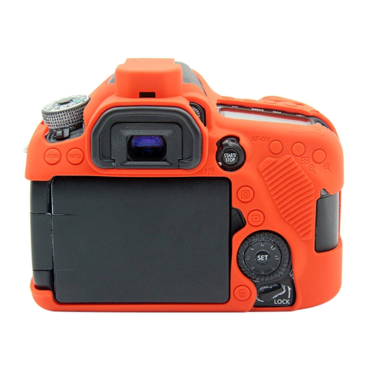 PULUZ Soft Silicone Protective Case for Canon EOS 80D(Red) - Protective Case by PULUZ | Online Shopping UK | buy2fix