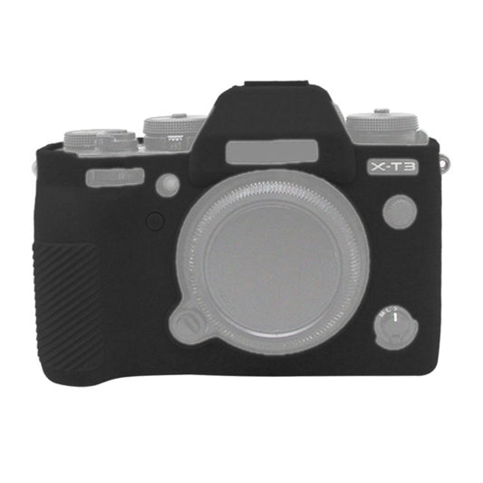 PULUZ Soft Silicone Protective Case for FUJIFILM XT3(Black) - Camera Accessories by PULUZ | Online Shopping UK | buy2fix