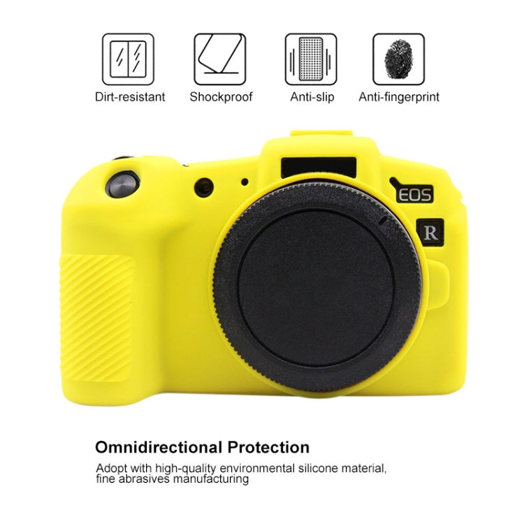 PULUZ Soft Silicone Protective Case for Canon EOS RP(Yellow) - Protective Case by PULUZ | Online Shopping UK | buy2fix