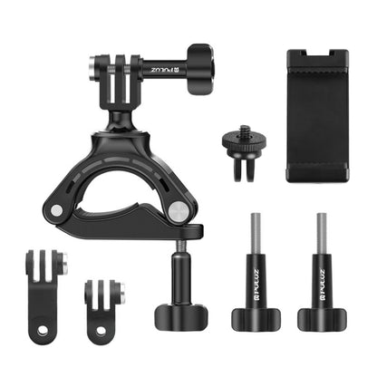 PULUZ Bike Cycling Bracket Mount with Phone Clamp for Phone & Sports Camera - Holders by PULUZ | Online Shopping UK | buy2fix