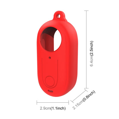 For Insta360 GO 3 PULUZ Camera Silicone Case with Lens  Cover (Red) - Case & Bags by PULUZ | Online Shopping UK | buy2fix
