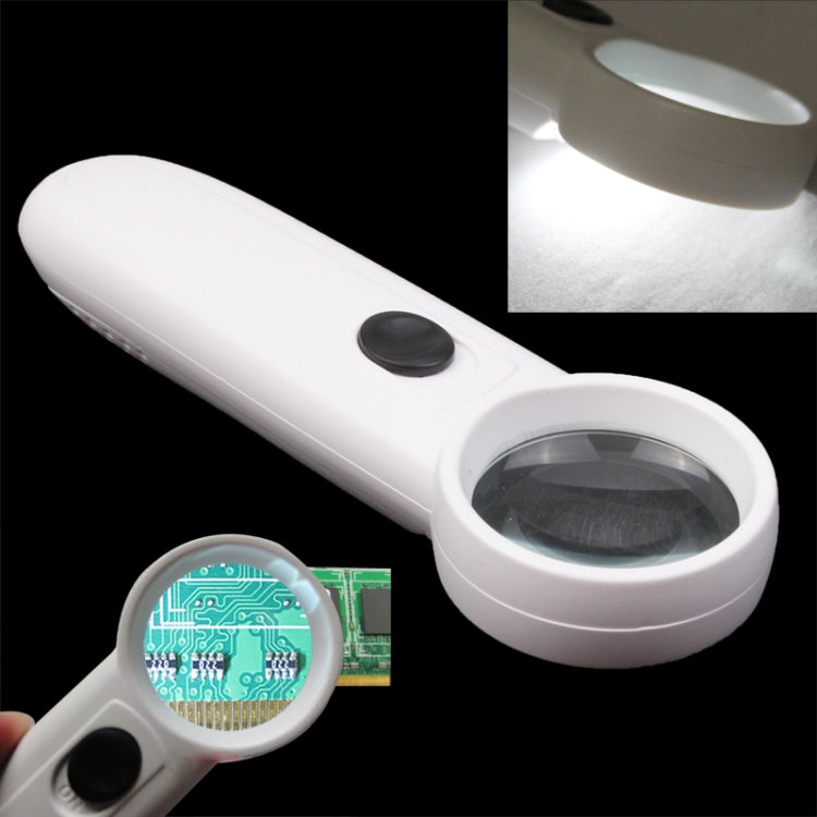 15X Handheld Exclamation Mark Type Magnifier with 2 LED - Consumer Electronics by buy2fix | Online Shopping UK | buy2fix