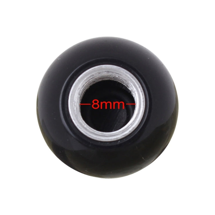 Universal 8mm American Billiards No.8 Ball Style Plastic Car Tire Valve Caps, Pack of 4(Black) - In Car by buy2fix | Online Shopping UK | buy2fix