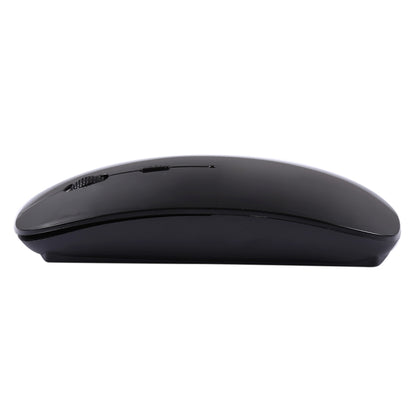 2.4GHz Wireless Ultra-thin Laser Optical Mouse with USB Mini Receiver, Plug and Play(Black) - Computer & Networking by buy2fix | Online Shopping UK | buy2fix