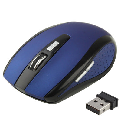 2.4 GHz 800~1600 DPI Wireless 6D Optical Mouse with USB Mini Receiver, Plug and Play, Working Distance up to 10 Meters (Blue) - Computer & Networking by buy2fix | Online Shopping UK | buy2fix