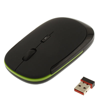 2.4GHz Wireless Ultra-thin Mouse(Black) - Wireless Mice by buy2fix | Online Shopping UK | buy2fix