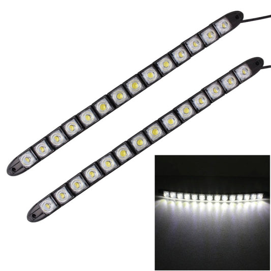 2 PCS  7W 14 LED SMD 5050 Flexible Snake LED Car Daytime Running Lights, DC 12V - In Car by buy2fix | Online Shopping UK | buy2fix