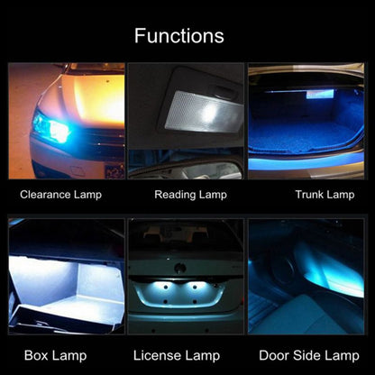 2PCS T10 3W 450LM White Light 15 LED 4014 SMD LED Decode Error-Free Canbus Car Clearance Lamp,DC12V - In Car by buy2fix | Online Shopping UK | buy2fix