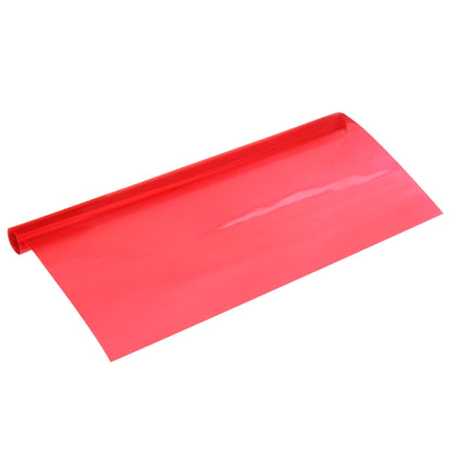 Protective Decoration Car Light Membrane /Lamp Sticker, Size: 100cm(L) x 40cm(W(Red) - Auto Film by buy2fix | Online Shopping UK | buy2fix