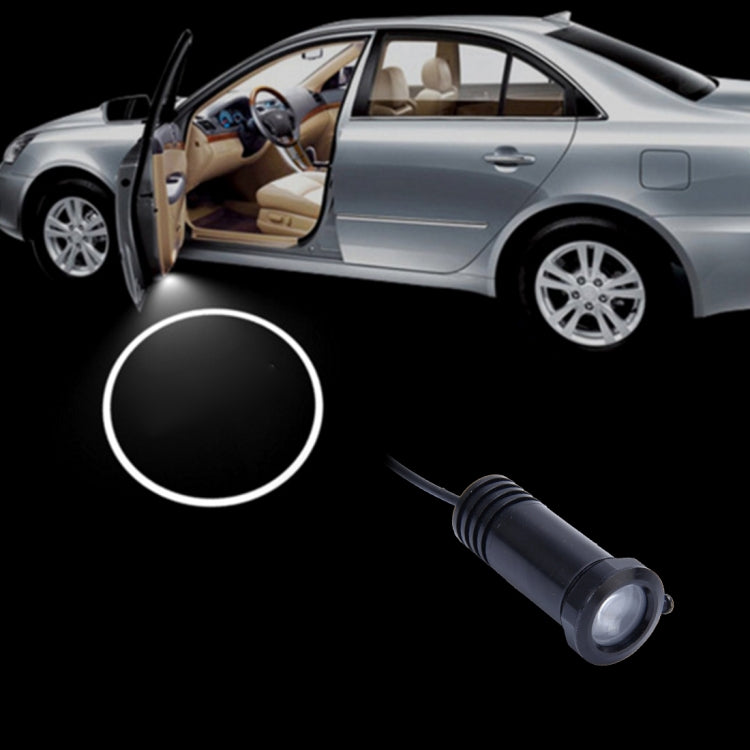 Car Door LED Laser Welcome Decorative Light, LED Laser for Ford Logo (Pair)(Black) - Door Lights by buy2fix | Online Shopping UK | buy2fix