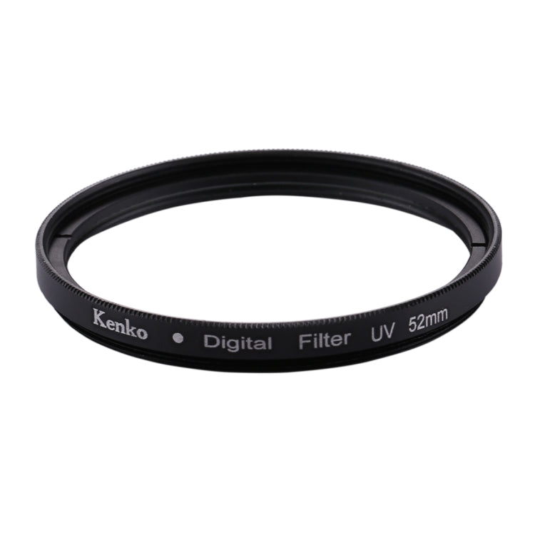 52mm Digital Camera Aluminum Alloy Frame Lens UV Filter(Black) - Camera Accessories by buy2fix | Online Shopping UK | buy2fix