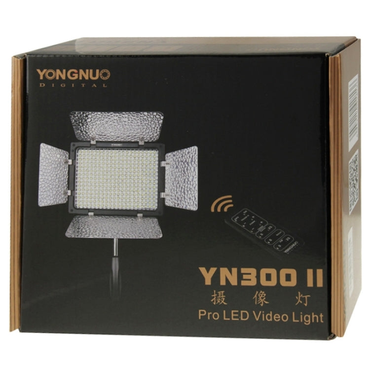 YONGNUO YN300 II LED Video Camera Light Color Temperature Adjustable Dimming -  by YONGNUO | Online Shopping UK | buy2fix