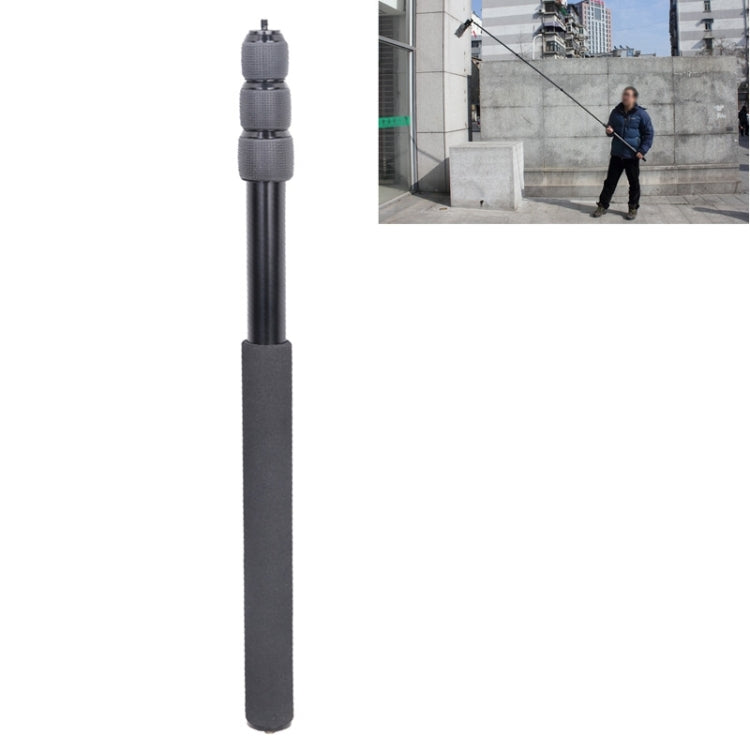 Aluminum Alloy Handheld Boom Pole Holder for SLR Camera / LED Light Microphone, Max Length: 173cm(Black) - Camera Accessories by buy2fix | Online Shopping UK | buy2fix