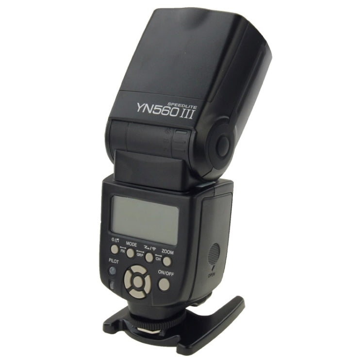 YN-560 III Ultra-long-range Wireless Flash Speedlite with Metal Hot Shoe for Canon / Nikon / Pentax / Olympus DSLR Camera(Black) - Camera Accessories by YONGNUO | Online Shopping UK | buy2fix