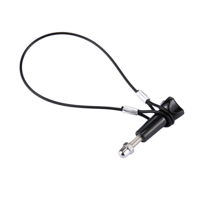 Stainless Steel Lanyard / Tether with Screw for GoPro HERO11 Black/HERO10 Black / HERO9 Black /HERO8 Black /7 /6/ 5 /5 Session /4 /3+ /3 /2 /1(Black) - DJI & GoPro Accessories by buy2fix | Online Shopping UK | buy2fix