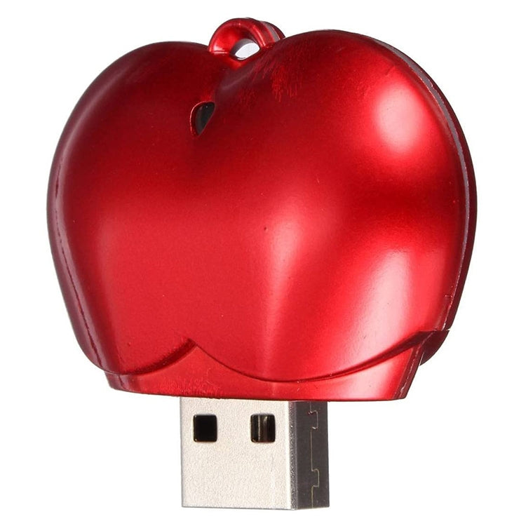 16GB Heart style USB Flash Disk(Red) - USB Flash Drives by buy2fix | Online Shopping UK | buy2fix