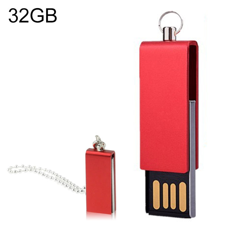 Mini Rotatable USB Flash Disk (32GB), Red(Red) - USB Flash Drives by buy2fix | Online Shopping UK | buy2fix