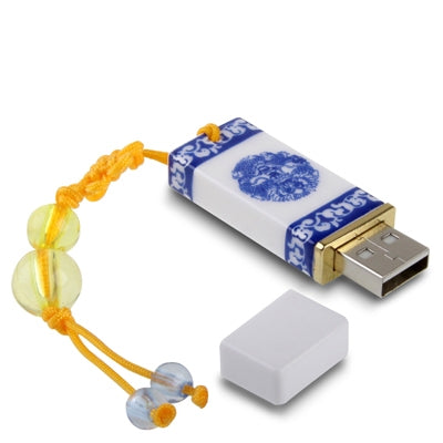 Blue and White Porcelain Series 8GB USB Flash Disk - USB Flash Drives by buy2fix | Online Shopping UK | buy2fix