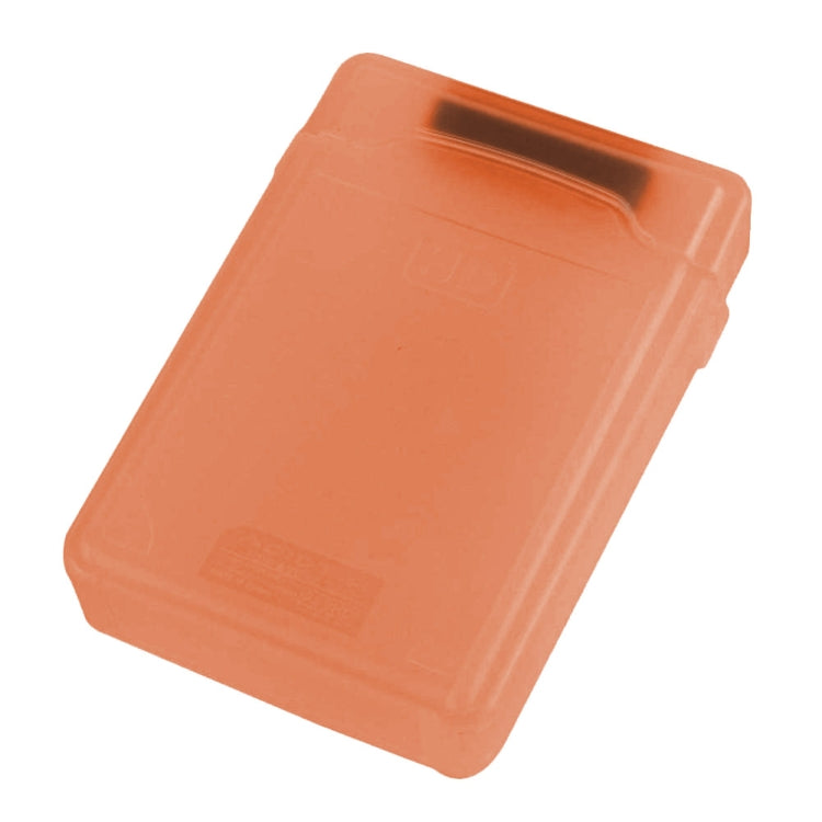 3.5 inch Hard Drive Disk HDD SATA IDE Plastic Storage Box Enclosure Case(Orange) - HDD Enclosure by buy2fix | Online Shopping UK | buy2fix