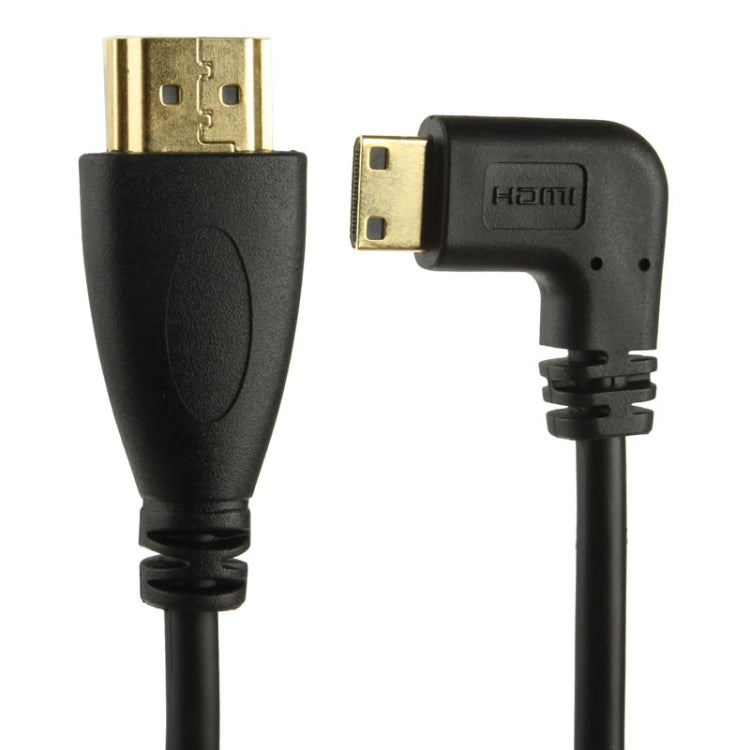 1.4 Version Gold Plated Mini HDMI Male to HDMI Male Coiled Cable, Support 3D / Ethernet, Length: 0.6m-2m - Computer & Networking by buy2fix | Online Shopping UK | buy2fix