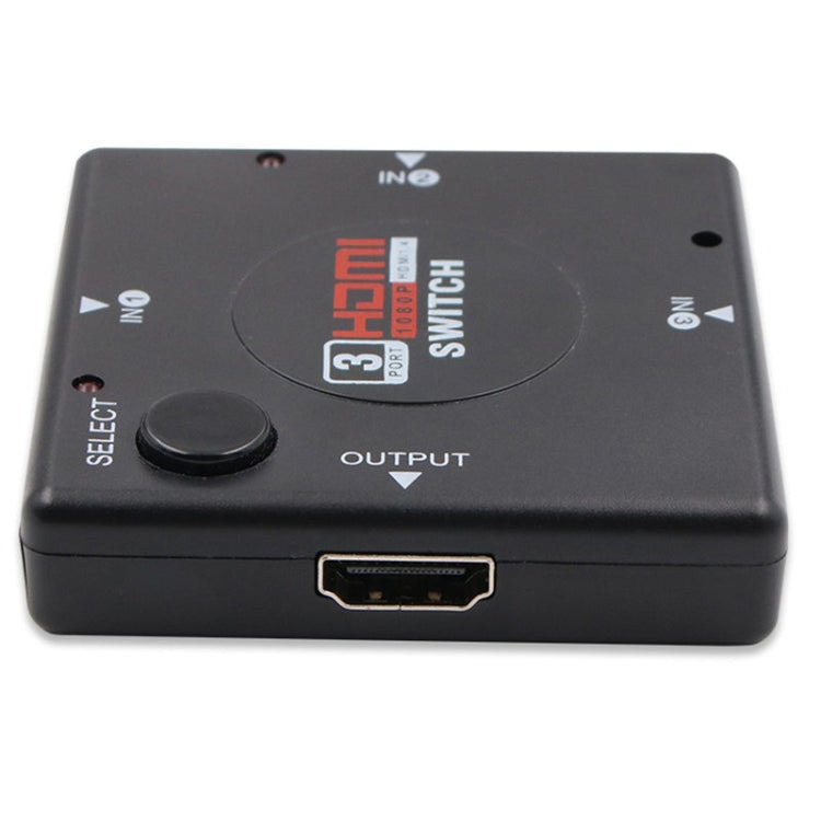 3 Ports 1080P HDMI Switch(Black) - Switch by buy2fix | Online Shopping UK | buy2fix