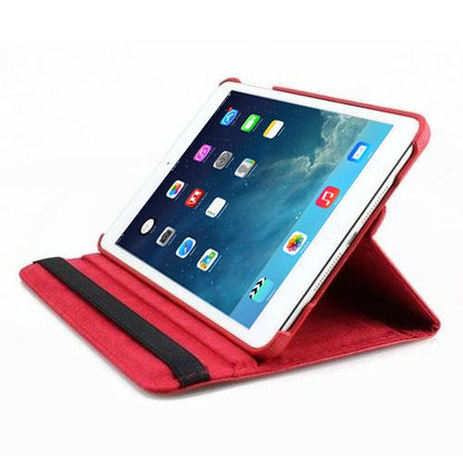 For iPad 9.7 (2018) & iPad 9.7 (2017) & Air 2 & Air 360 Degree Rotation Litchi Texture Leather Case with 2 Gears Holder(Red) - iPad 9.7 (2018) & (2017) Cases by buy2fix | Online Shopping UK | buy2fix