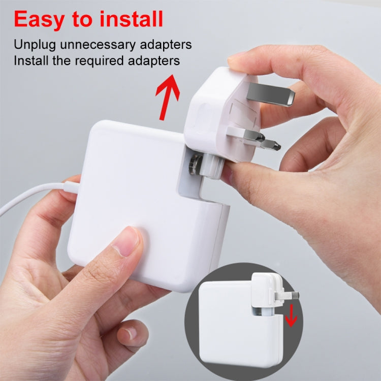 Travel Power Adapter Charger, UK Plug(White) - Apple Accessories by buy2fix | Online Shopping UK | buy2fix