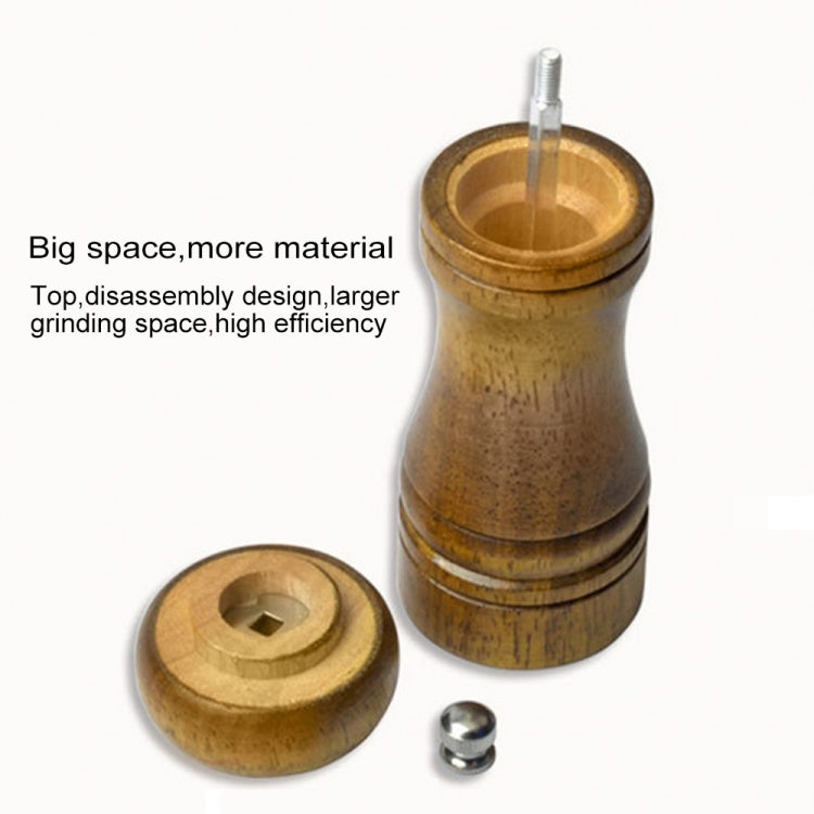 8 inch Length Classical Wooden Pepper Spice Salt Mill Grinder Muller - Home & Garden by buy2fix | Online Shopping UK | buy2fix