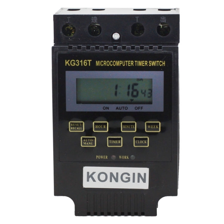 KG316T 12V LCD Digital Display Microcomputer Timer Control Switch - Consumer Electronics by buy2fix | Online Shopping UK | buy2fix